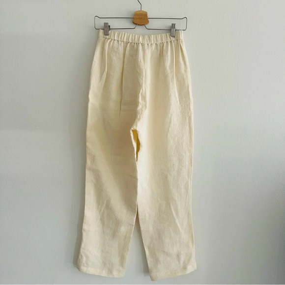 Organic by John Patrick 100% Linen High Waisted Pants S - Picture 6 of 9